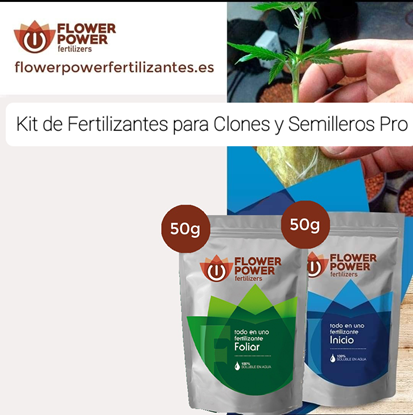 Imagen de Kit de Fertilizantes Clones y Semilleros Pro