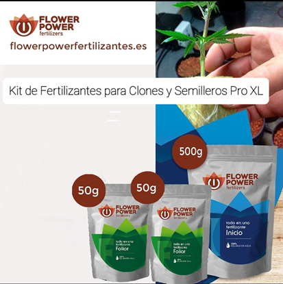 Imagen de Kit de Fertilizantes Clones y Semilleros Pro XL